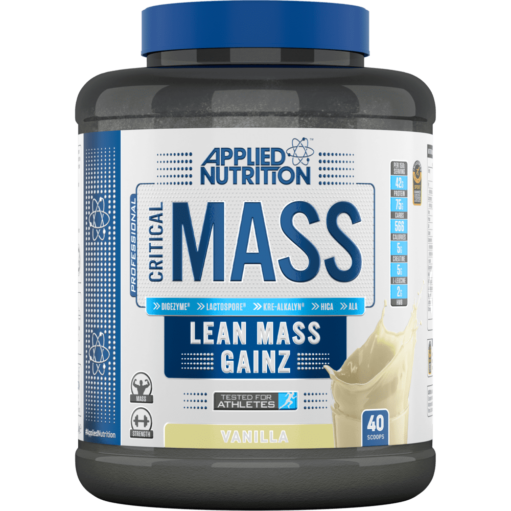 Applied Nutrition Critical Mass Lean Mass Gainz, Vanilla, 2.45 Kg